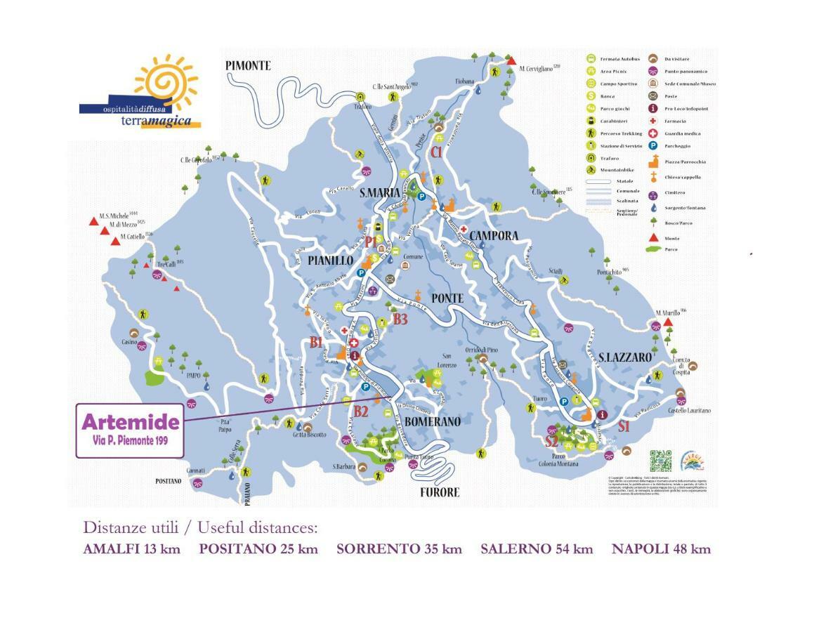 Willa Artemide Agerola Zewnętrze zdjęcie
